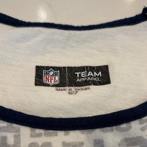 NFL Kids Navy and Gray Chicago Bears Graphic Tee - Picture 3 of 3